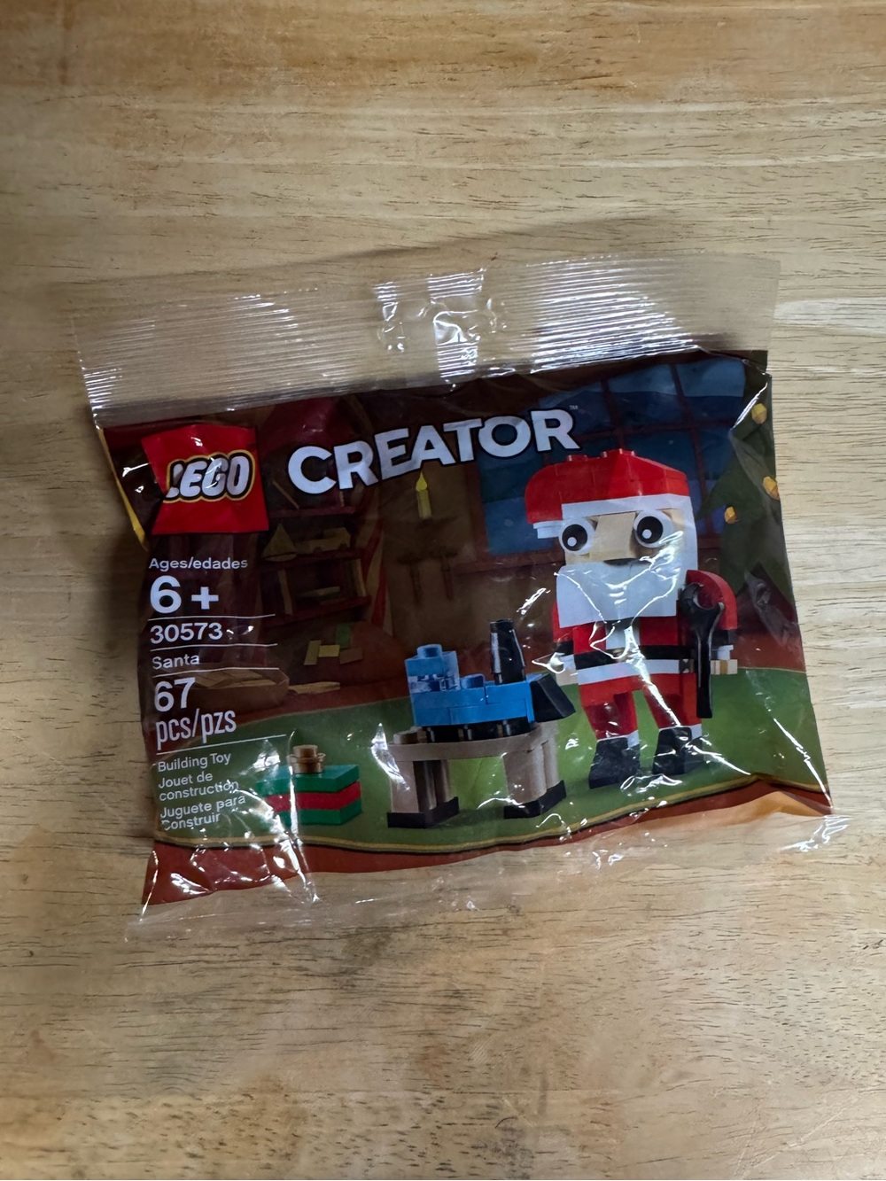 LEGO Creator Santa Minifigure Buildable Toy - Red/White